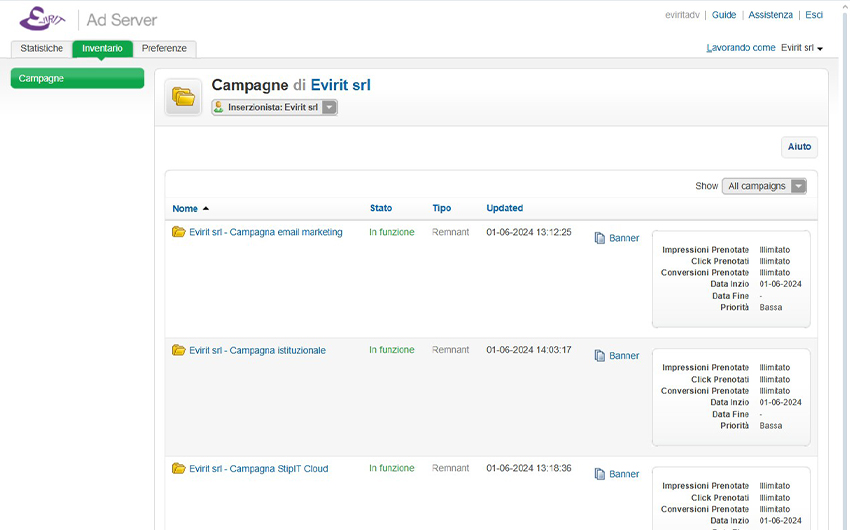 Campagne Pubblicitarie